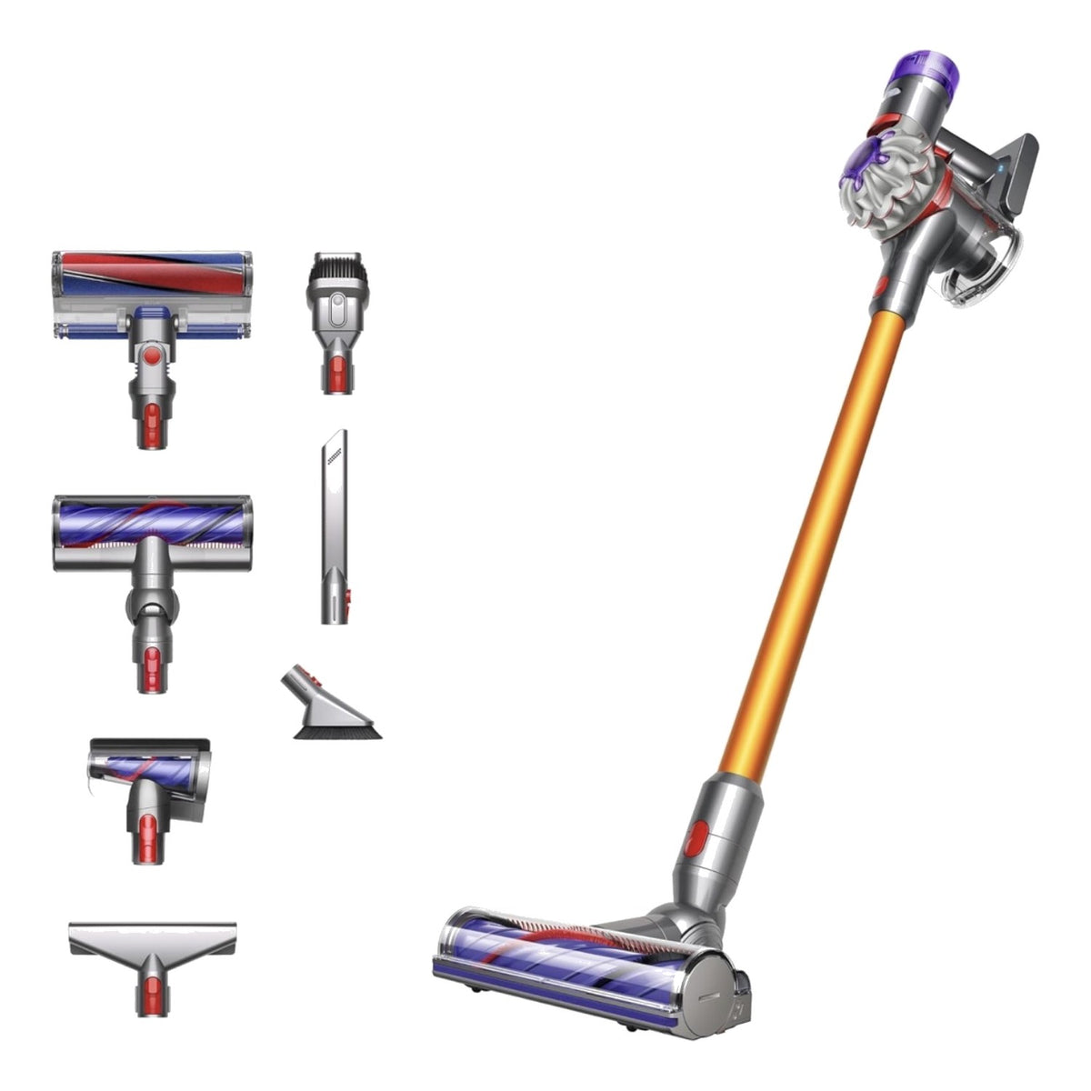 Dyson V8 Absolute Cordless Vacuum (Yellow/Nickel)